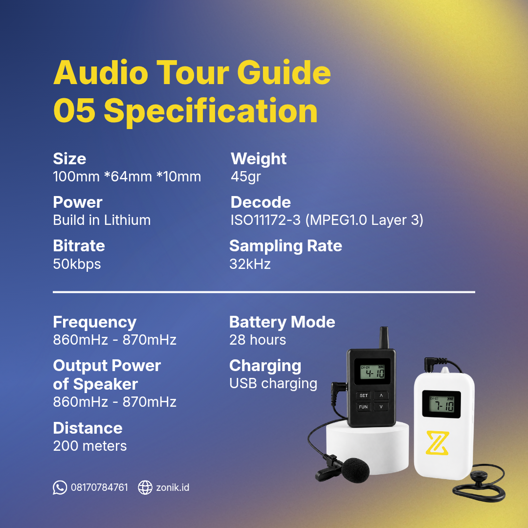 Sewa Transmitter Umroh Haji | Zonik Audio